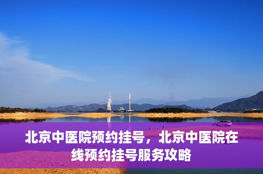 北京中医院预约挂号，北京中医院在线预约挂号服务攻略