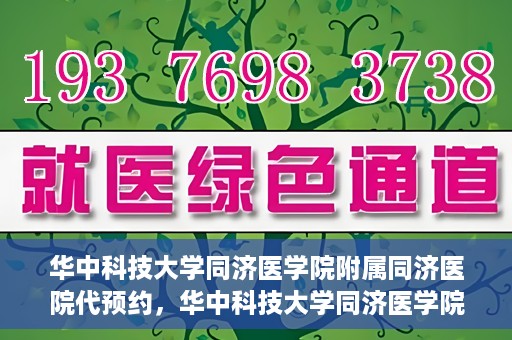 华中科技大学同济医学院附属同济医院代预约，华中科技大学同济医学院附属同济医院便捷预约服务解析