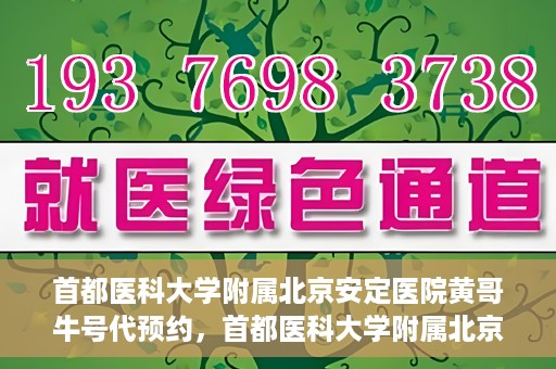 首都医科大学附属北京安定医院黄哥牛号代预约，首都医科大学附属北京安定医院黄哥牛号预约服务解析