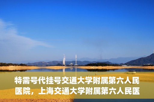 特需号代挂号交通大学附属第六人民医院，上海交通大学附属第六人民医院特需号代挂号服务解析