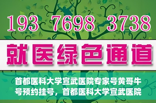 首都医科大学宣武医院专家号黄哥牛号预约挂号，首都医科大学宣武医院专家黄哥牛号预约挂号攻略