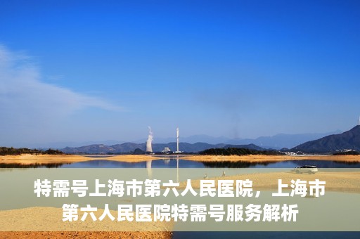 特需号上海市第六人民医院，上海市第六人民医院特需号服务解析