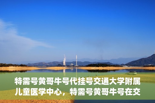 特需号黄哥牛号代挂号交通大学附属儿童医学中心，特需号黄哥牛号在交通大学附属儿童医学中心的专业代挂号服务