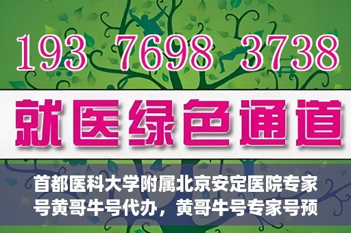 首都医科大学附属北京安定医院专家号黄哥牛号代办，黄哥牛号专家号预约代办服务，北京安定医院权威专家解读心理健康之道