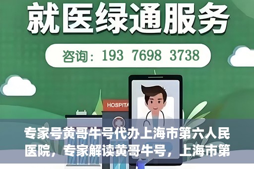 专家号黄哥牛号代办上海市第六人民医院，专家解读黄哥牛号，上海市第六人民医院代办服务深度解析