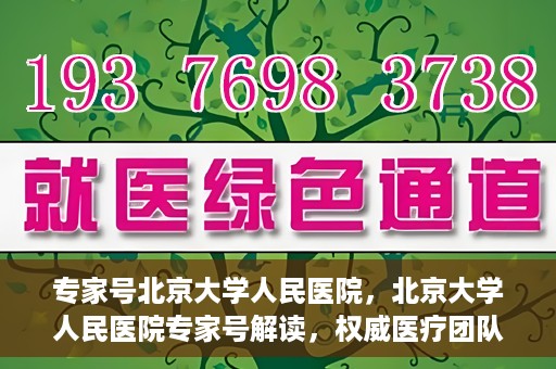 专家号北京大学人民医院，北京大学人民医院专家号解读，权威医疗团队深度剖析健康之道
