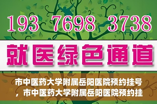 市中医药大学附属岳阳医院预约挂号，市中医药大学附属岳阳医院预约挂号攻略，便捷就医从这里开始