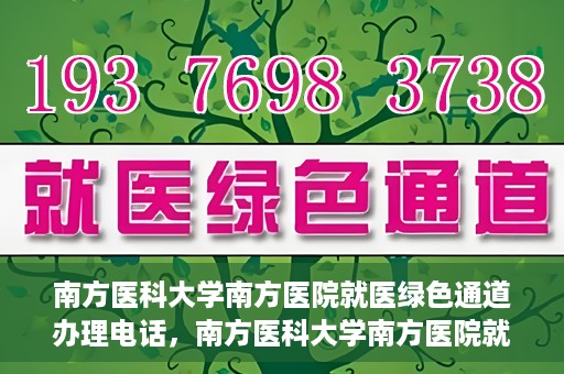 南方医科大学南方医院就医绿色通道办理电话，南方医科大学南方医院就医绿色通道咨询热线及办理指南