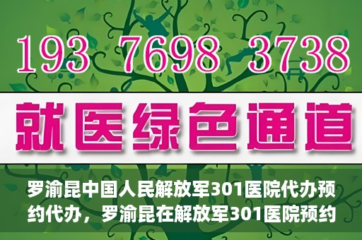 罗渝昆中国人民解放军301医院代办预约代办，罗渝昆在解放军301医院预约代办的便捷之路
