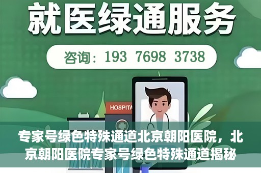 专家号绿色特殊通道北京朝阳医院，北京朝阳医院专家号绿色特殊通道揭秘，医疗服务的创新与优化体验