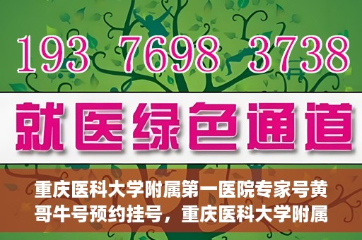 重庆医科大学附属第一医院专家号黄哥牛号预约挂号，重庆医科大学附属第一医院专家黄哥牛号——预约挂号攻略