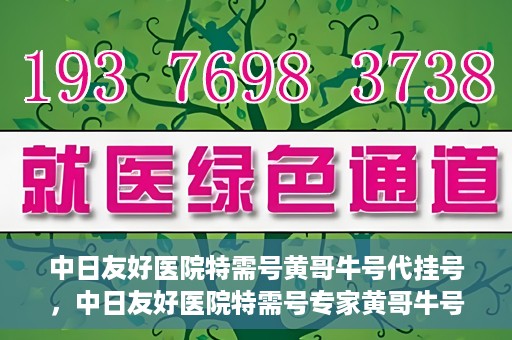 中日友好医院特需号黄哥牛号代挂号，中日友好医院特需号专家黄哥牛号代挂号服务解析