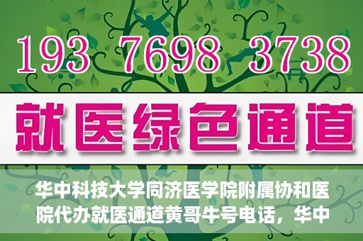 华中科技大学同济医学院附属协和医院代办就医通道黄哥牛号电话，华中科技大学同济医学院附属协和医院代办就医通道揭秘，黄哥牛号联系电话曝光