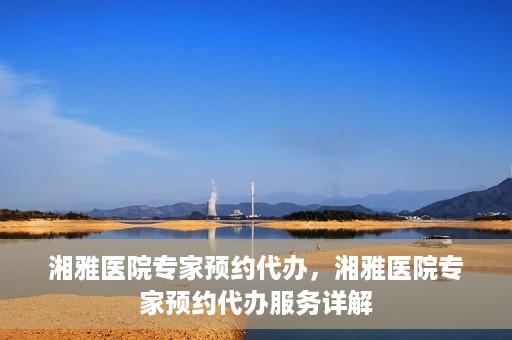 湘雅医院专家预约代办，湘雅医院专家预约代办服务详解