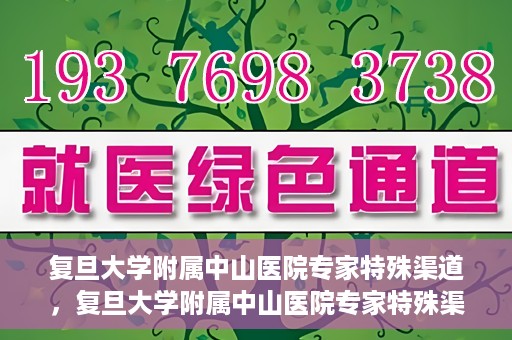 复旦大学附属中山医院专家特殊渠道，复旦大学附属中山医院专家特殊渠道解析与探讨