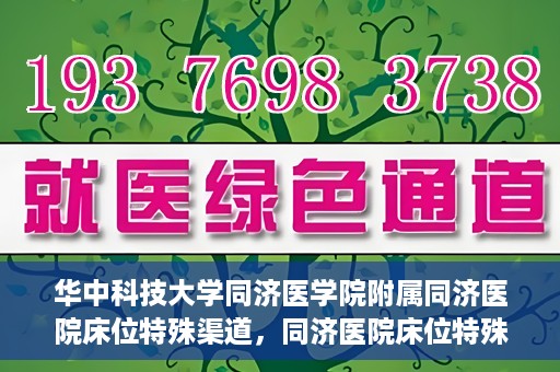 华中科技大学同济医学院附属同济医院床位特殊渠道，同济医院床位特殊渠道揭秘，华中科技大学同济医学院的权威医疗资源分配之道