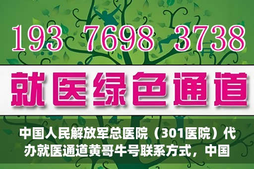 中国人民解放军总医院（301医院）代办就医通道黄哥牛号联系方式，中国人民解放军总医院就医通道联系人黄哥联系方式揭秘，便捷就医新通道揭秘！