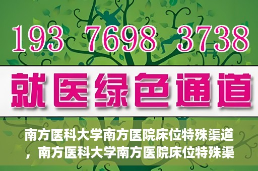 南方医科大学南方医院床位特殊渠道，南方医科大学南方医院床位特殊渠道揭秘