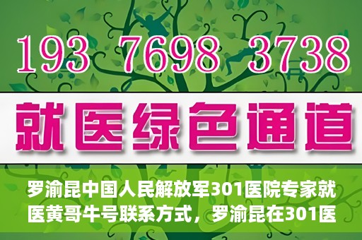 罗渝昆中国人民解放军301医院专家就医黄哥牛号联系方式，罗渝昆在301医院的健康守护者，黄哥牛号联系方式揭秘