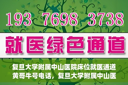 复旦大学附属中山医院床位就医通道黄哥牛号电话，复旦大学附属中山医院床位就医通道黄哥牛号电话详解，一站式解决就医难题的权威渠道揭秘