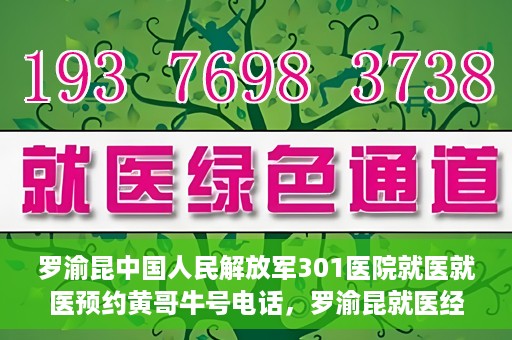 罗渝昆中国人民解放军301医院就医就医预约黄哥牛号电话，罗渝昆就医经历揭秘，中国人民解放军301医院预约背后的故事与黄哥牛号电话曝光