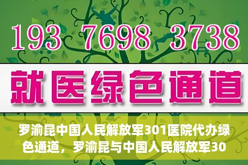 罗渝昆中国人民解放军301医院代办绿色通道，罗渝昆与中国人民解放军301医院绿色通道代办服务揭秘