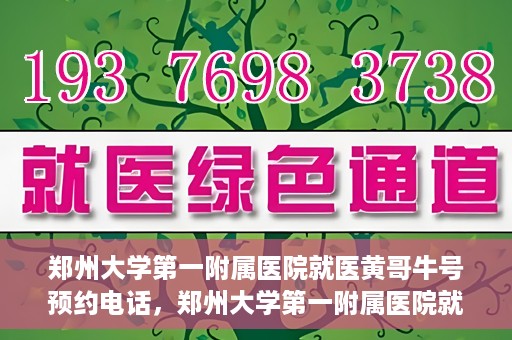 郑州大学第一附属医院就医黄哥牛号预约电话，郑州大学第一附属医院就医预约电话及黄哥牛号预约标题，注，由于黄哥牛号预约电话可能不是普遍知晓的信息，标题可能需要结合具体情境或背景进行创作，以上标题仅供参考。
