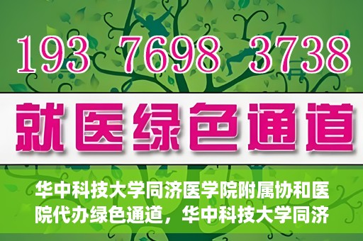 华中科技大学同济医学院附属协和医院代办绿色通道，华中科技大学同济医学院附属协和医院绿色通道代办服务解析