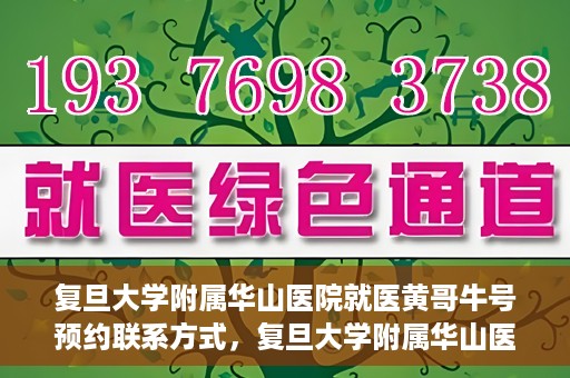复旦大学附属华山医院就医黄哥牛号预约联系方式，复旦大学附属华山医院黄哥牛号预约攻略及联系方式揭秘