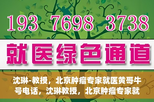 沈琳-教授，北京肿瘤专家就医黄哥牛号电话，沈琳教授，北京肿瘤专家就医热线黄哥牛号揭秘