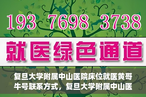 复旦大学附属中山医院床位就医黄哥牛号联系方式，复旦大学附属中山医院床位就医攻略，黄哥牛号联系方式揭秘