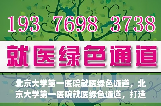 北京大学第一医院就医绿色通道，北京大学第一医院就医绿色通道，打造便捷医疗体验新篇章