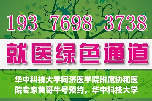 华中科技大学同济医学院附属协和医院专家黄哥牛号预约，华中科技大学同济医学院附属协和医院专家黄哥牛预约挂号指南