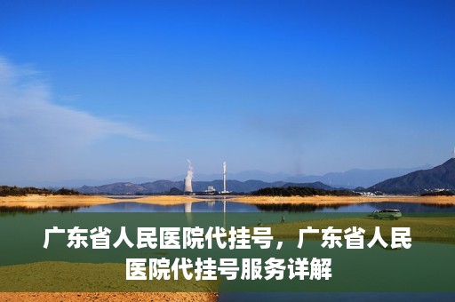 广东省人民医院代挂号，广东省人民医院代挂号服务详解