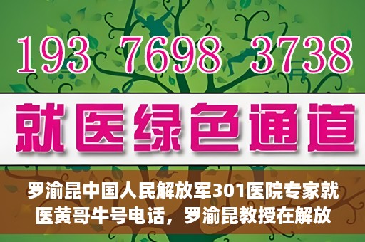 罗渝昆中国人民解放军301医院专家就医黄哥牛号电话，罗渝昆教授在解放军301医院的专业医疗与黄哥牛号电话揭秘