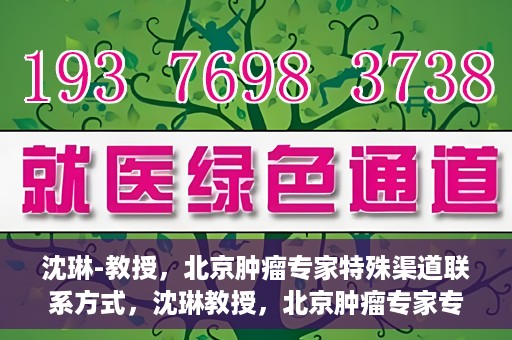 沈琳-教授，北京肿瘤专家特殊渠道联系方式，沈琳教授，北京肿瘤专家专属联系方式揭秘