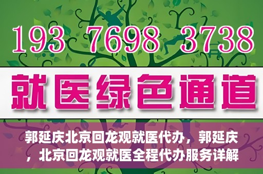 郭延庆北京回龙观就医代办，郭延庆，北京回龙观就医全程代办服务详解