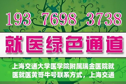 上海交通大学医学院附属瑞金医院就医就医黄哥牛号联系方式，上海交通大学医学院附属瑞金医院就医指南，黄哥牛号联系方式揭秘