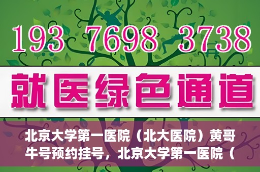北京大学第一医院（北大医院）黄哥牛号预约挂号，北京大学第一医院（北大医院）黄哥牛号，预约挂号攻略