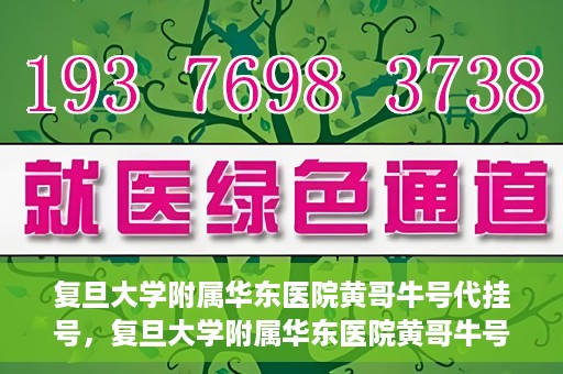 复旦大学附属华东医院黄哥牛号代挂号，复旦大学附属华东医院黄哥牛号代挂号解析与体验分享
