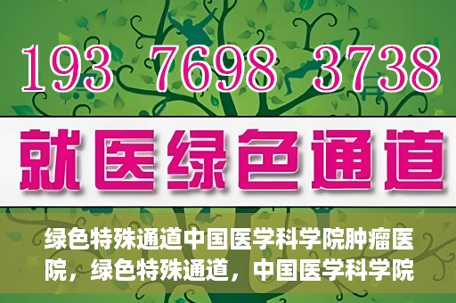 绿色特殊通道中国医学科学院肿瘤医院，绿色特殊通道，中国医学科学院肿瘤医院探索之旅