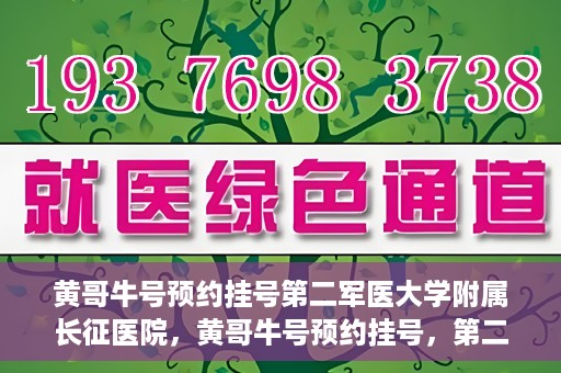黄哥牛号预约挂号第二军医大学附属长征医院，黄哥牛号预约挂号，第二军医大学附属长征医院就医新体验