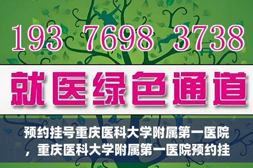 预约挂号重庆医科大学附属第一医院，重庆医科大学附属第一医院预约挂号服务启动