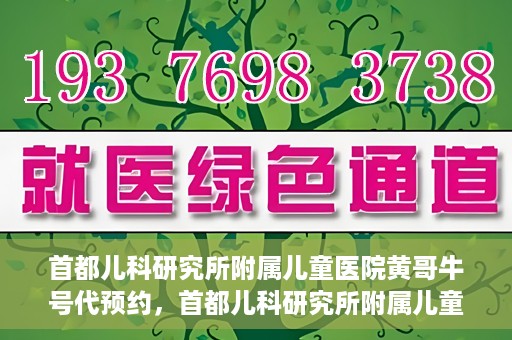 首都儿科研究所附属儿童医院黄哥牛号代预约，首都儿科研究所附属儿童医院黄哥预约服务详解