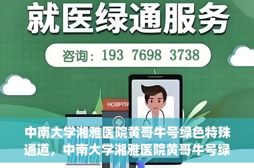 中南大学湘雅医院黄哥牛号绿色特殊通道，中南大学湘雅医院黄哥牛号绿色特殊通道，医疗服务的创新实践与人文关怀的体现