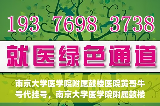 南京大学医学院附属鼓楼医院黄哥牛号代挂号，南京大学医学院附属鼓楼医院黄哥牛号代挂号解析，专业解读与预约攻略