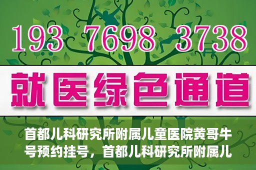 首都儿科研究所附属儿童医院黄哥牛号预约挂号，首都儿科研究所附属儿童医院黄哥牛号预约挂号攻略