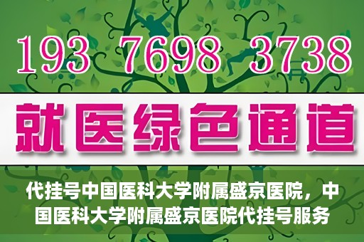 代挂号中国医科大学附属盛京医院，中国医科大学附属盛京医院代挂号服务详解