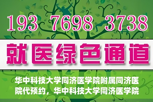 华中科技大学同济医学院附属同济医院代预约，华中科技大学同济医学院附属同济医院便捷预约服务解析