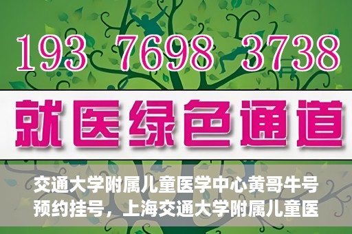 交通大学附属儿童医学中心黄哥牛号预约挂号，上海交通大学附属儿童医学中心黄哥牛专家预约挂号攻略